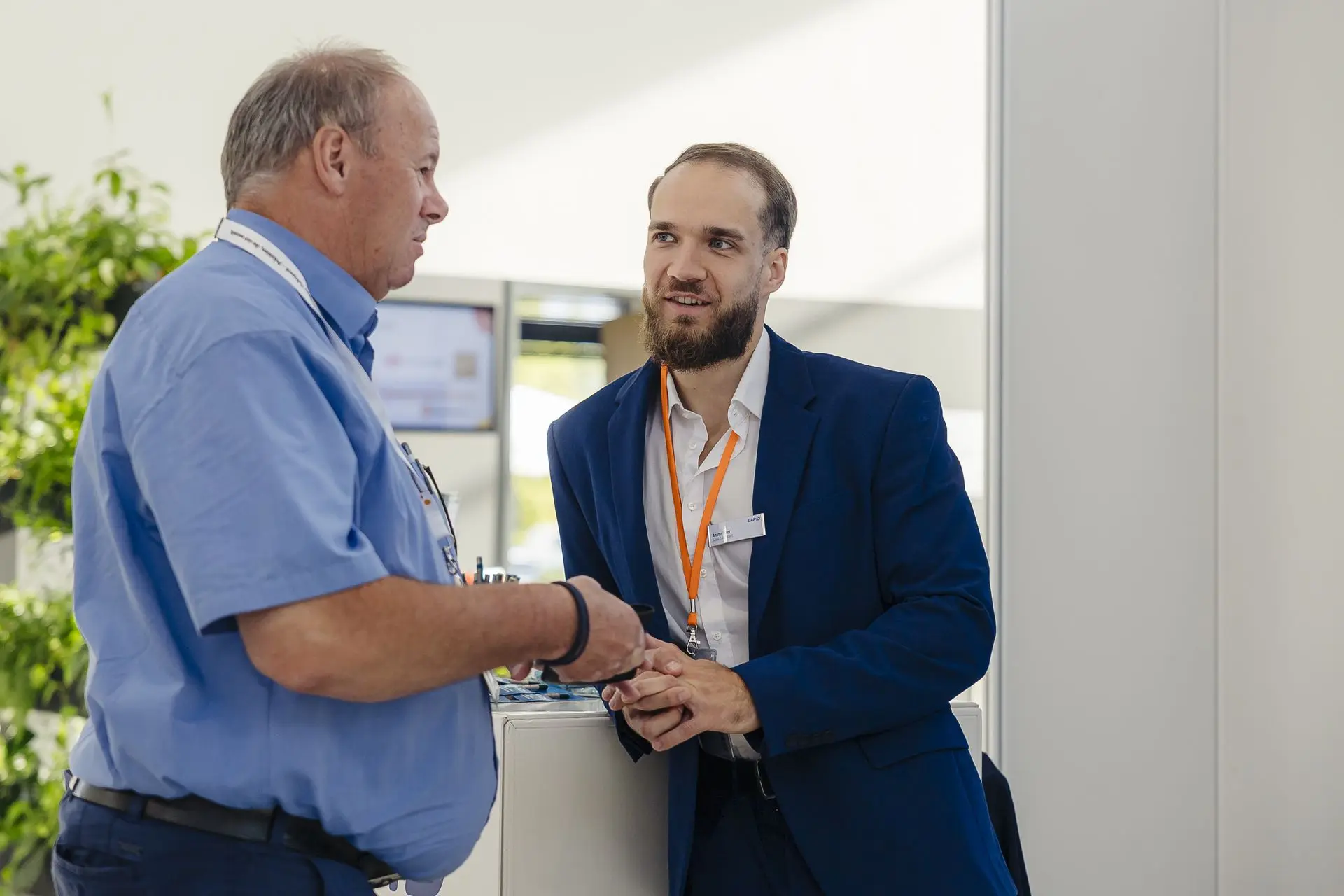 Austausch auf dem Event